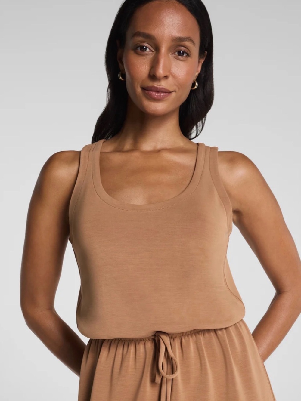 Drawstring Maxi Tank Dress - Picture 3 of 3